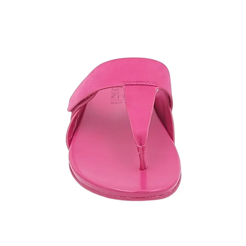 Naturalizer Women Genn-Twirl Flip Flop Thong Sandal Size US 7.5M Crushberry Pink